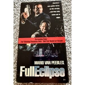 HBO Full Eclipse VHS Mario Van Peebles Good Rare Screening Copy Promo 1993